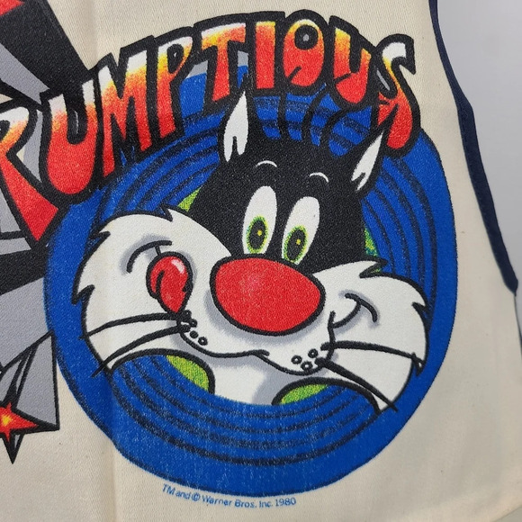 Vintage 1980 Warner Bros. Looney Tunes Sylvester Cat Scrumptious Apron - Picture 5 of 13